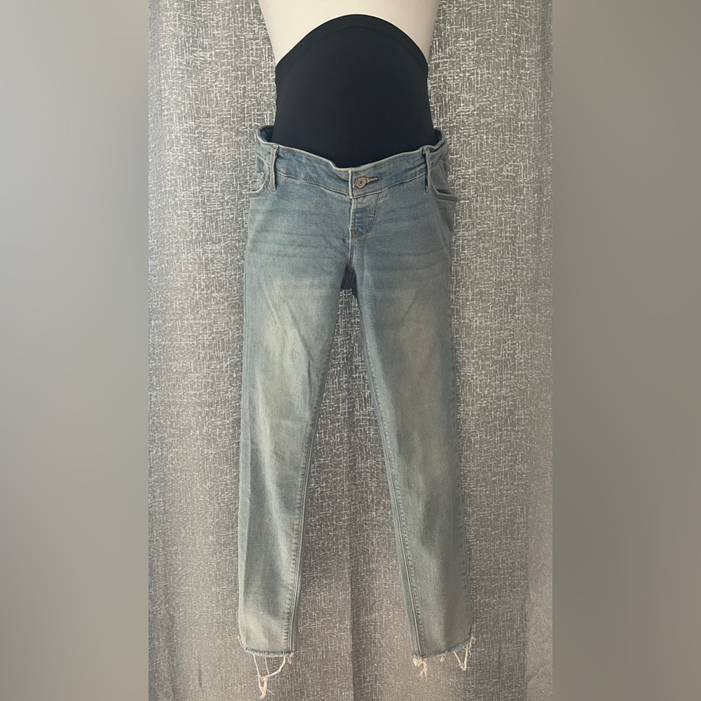Old Navy Light Blue Maternity 8 Long Jeans